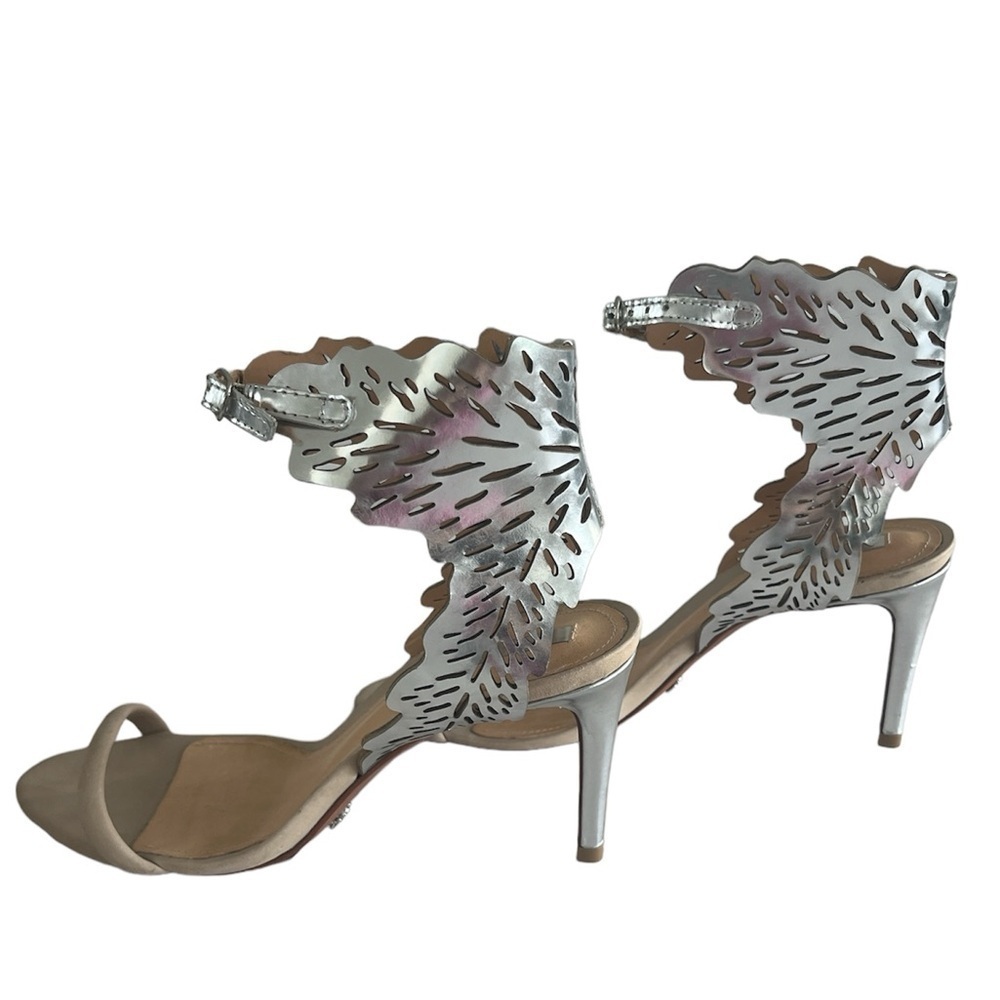 Schultz heels leaf wrap ankle